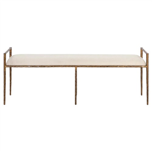 Jonty Modern Classic Cream Performance Bedroom Bench