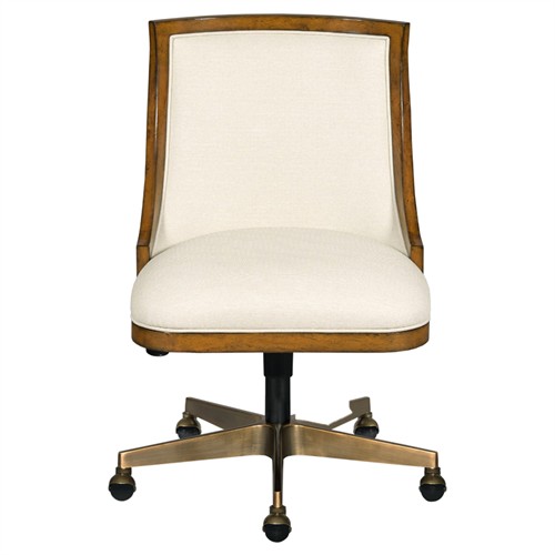 Redding Modern Classic Cream Office Desk Chair