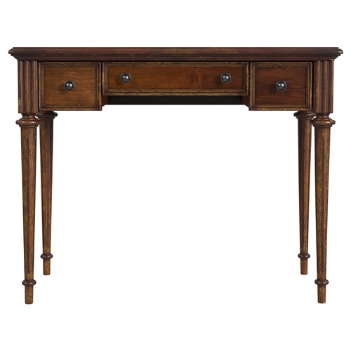 Zimri Updated Traditional Brown Wood Desk