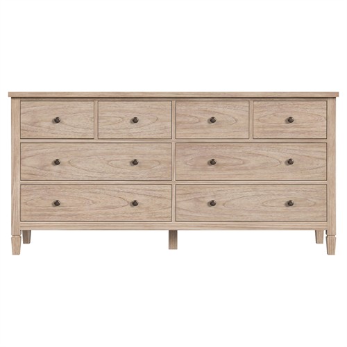 Nori Modern Classic Natural Wood Double Dresser