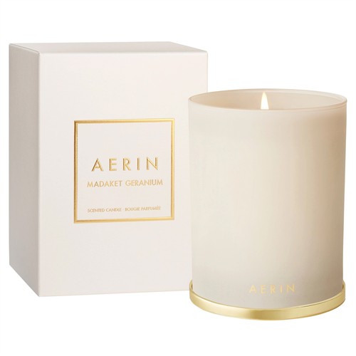 AERIN Madaket Geranium Modern Classic Glass Scented Candle