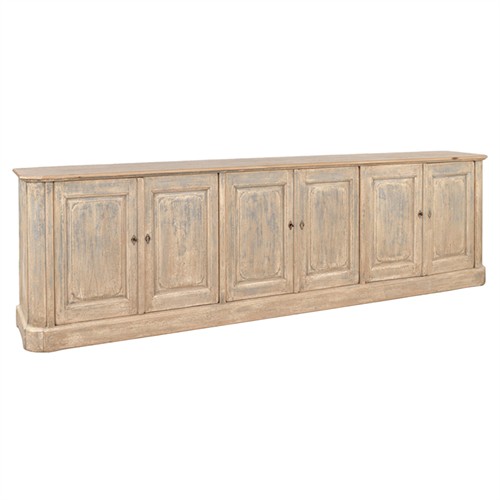 Elisse Rustic Lodge Distressed Blue Reclaimed Pine Sideboard