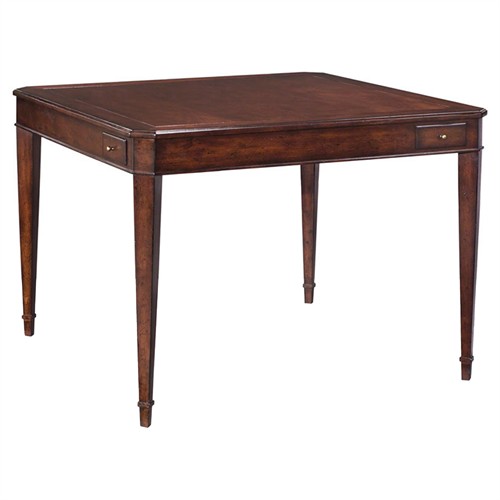 Shane Updated Traditional Brown Mahogany Game Table