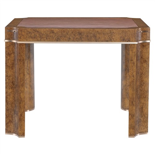 Alaine Modern Classic Brown Wood Game Table