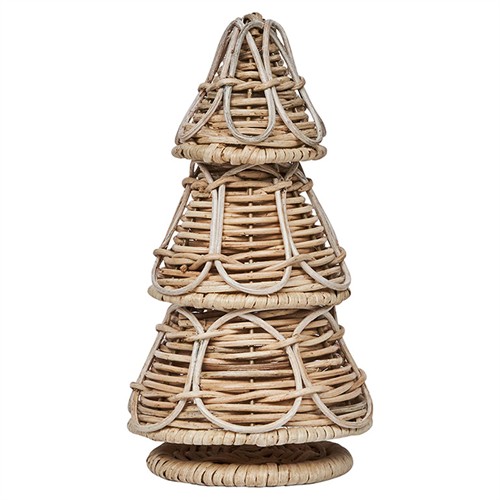 Juliska Provence French Country Whitewash Rattan Tree - 10&quot;