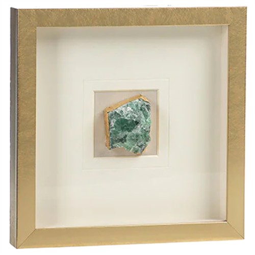 Tristan Modern Classic Emerald Crystal Wall Art