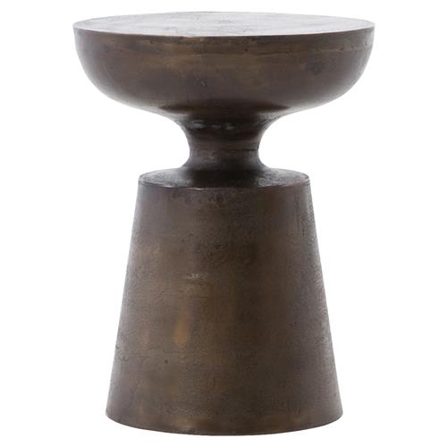 Ozera Global Antique Rust End Table