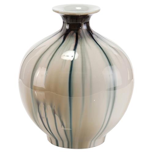 John-Richard Modern Classic Hues Of Blues Blue Grey Vase