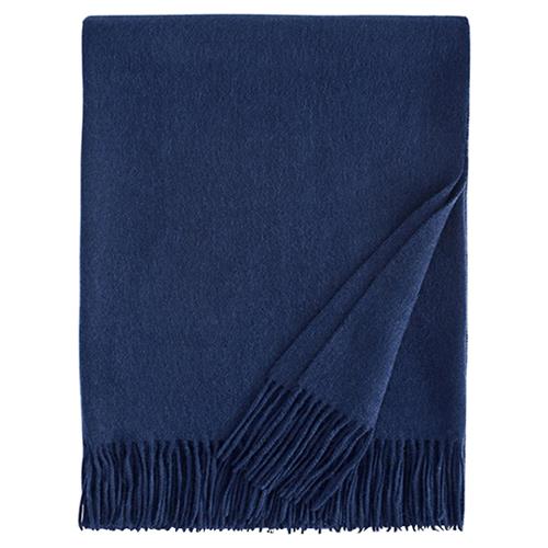 Sferra Dorsey Modern Classic Midnight Cashmere Throw Blanket