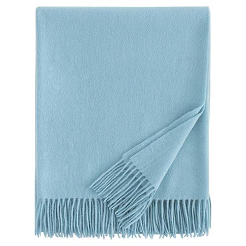 Sferra Dorsey Modern Classic Sky Cashmere Throw Blanket