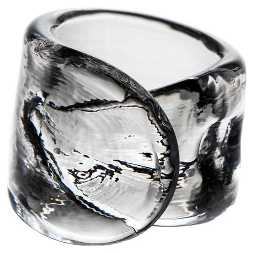 Simon Pearce Modern Classic Ascutney Glass Napkin Ring