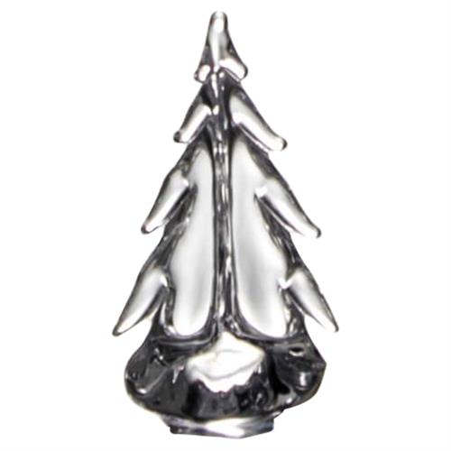 Simon Pearce Vermont Evergreen Modern Classic Clear Glass Tree - 6&quot;