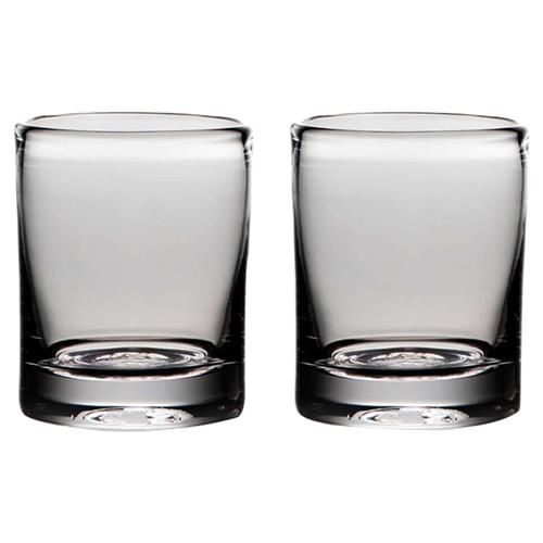 Simon Pearce Modern Classic Ascutney Whiskey Glasses Boxed - Set of 2