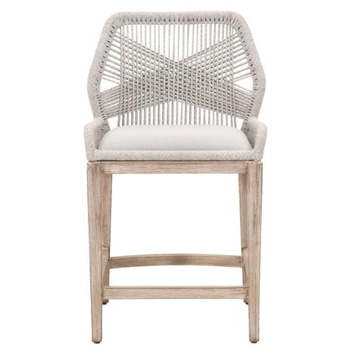 Taupe Loom Counter Stool - Stylish Furniture