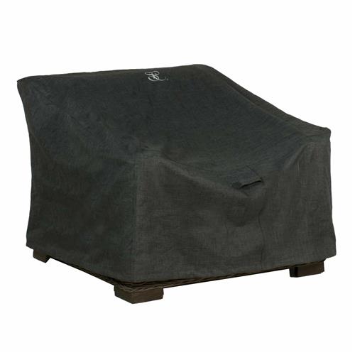 Modern Grey Outdoor Low Back Lounge Chair Cover