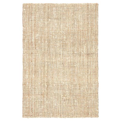 Mayen Coastal Beach Cream Jute Natural Rug - 5&#39;x8&#39;