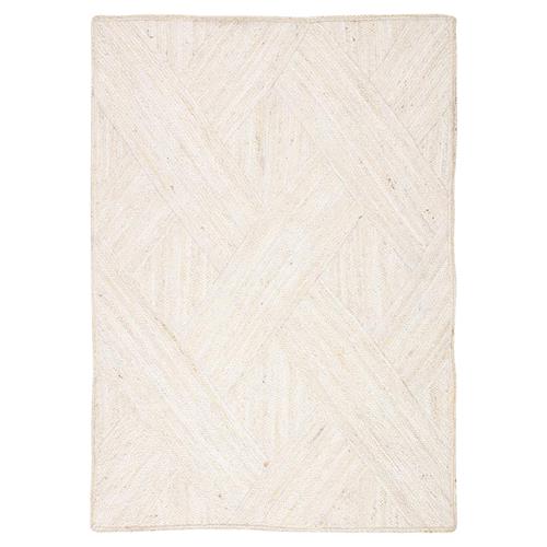 Naturals Tobago Ivory Diamond Pattern Jute Solid Rug - 9&#39;x12&#39;