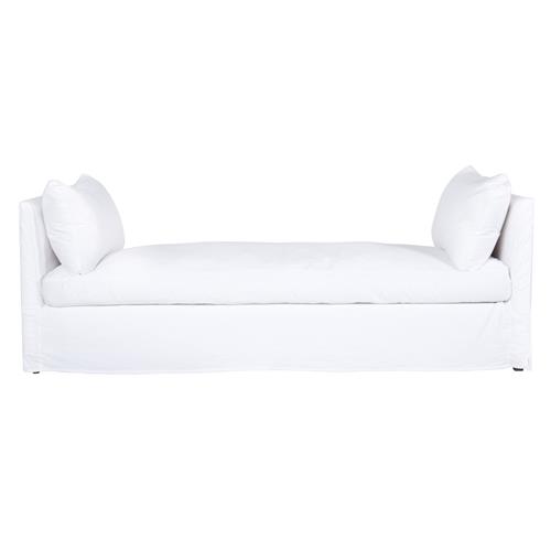 Cisco Home April Modern Classic White Cotton Slip Cover Daybed