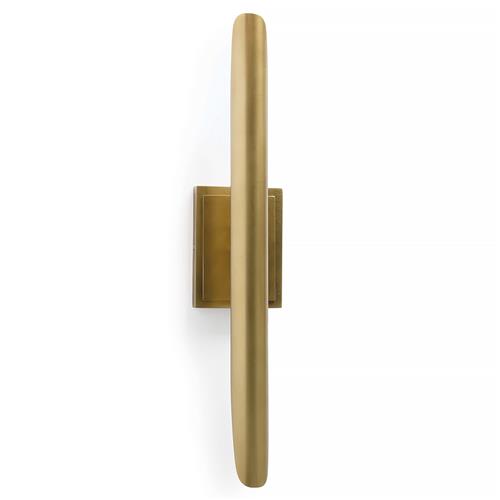 Redford Mid-Century Natural Brass Steel Sconce