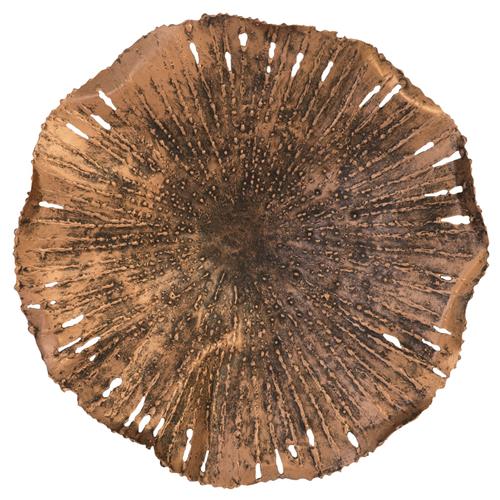 Danica Modern Copper Lotus Wall Art - Small