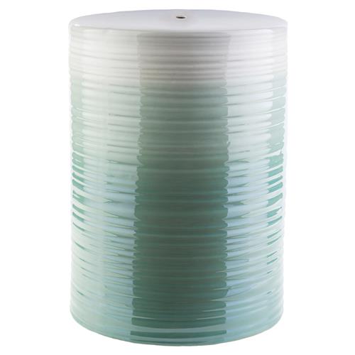 Martin Modern Classic Turquoise Ombre Outdoor Garden Stool