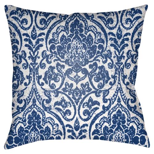 Serenity Global Bazaar Floral Patterned Indoor Outdoor Pillow - 18&quot; x 18&quot;