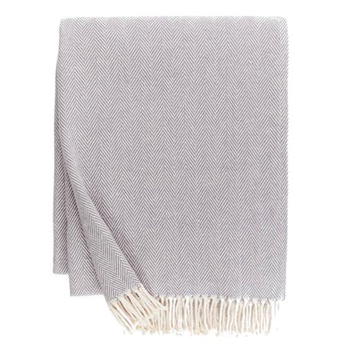 Sferra Modern Celine Lilac Cotton Throw Blanket