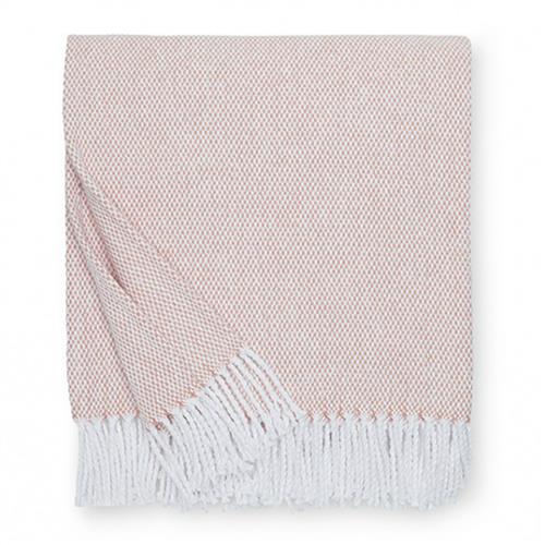 Sferra Modern Terzo Apricot Throw Blanket