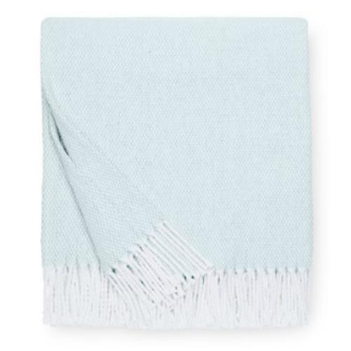 Sferra Modern Terzo Poolside Blue Throw Blanket