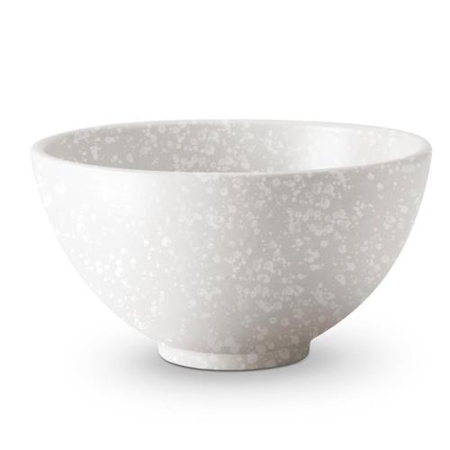 L&#39;Objet Alchimie Modern Classic Reactive White Earthenware Cereal Bowl