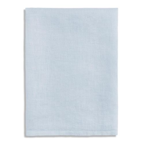 L&#39;Objet Sateen Modern Classic Light Blue Linen Napkins - Set of 4