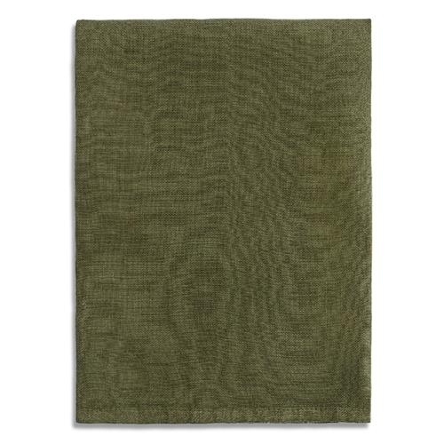 L&#39;Objet Sateen Modern Classic Green Linen Napkins - Set of 4