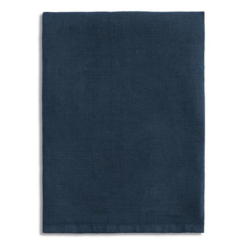 L&#39;Objet Sateen Modern Classic Blue Linen Napkins - Set of 4