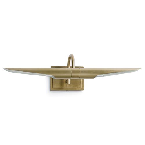 Redford Mid-Century Brass Steel Adjustable Wall Sconce - Small