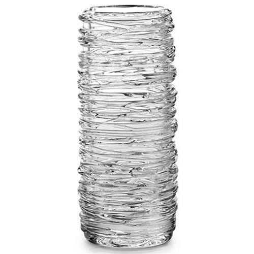 Simon Pearce Echo Lake Modern Clear Glass Vase - 6&quot;