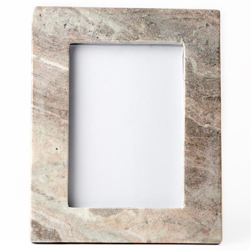 Rafiya Modern Classic Brown Marble Photo Frame - 5x7