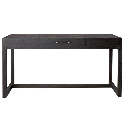 Noel Modern Classic Black Teak Desk