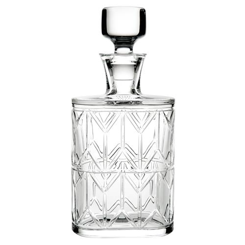 Avenue Modern Classic Clear Crystal Whiskey Decanter