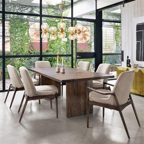 Mason Modern Classic Brown Wood Dining Collection