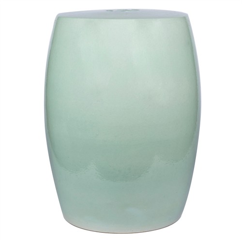 Adalynn Modern Classic Green Porcelain Village Outdoor Garden Stool