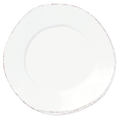 Lastra Coastal White Melamine Salad Plate