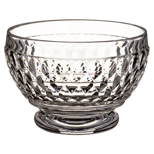 Boston Modern Classic Clear Crystal Glass Bowl - Small