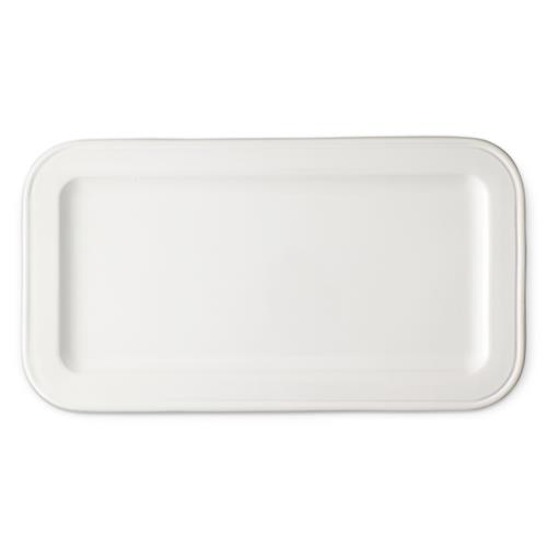 MATCH Modern Convivio White Ceramic Rectangular Tray