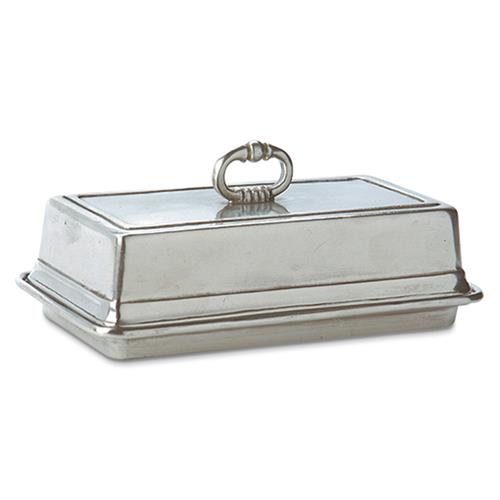 MATCH Modern Pewter Butter Dish - Small