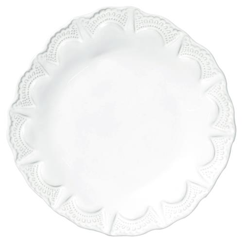 Incanto Stone Lace Modern White Stoneware Salad Plate