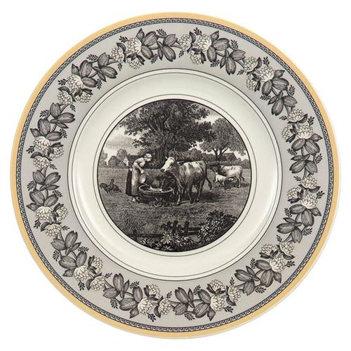 Audun Ferme French Country White Porcelain Salad Plate