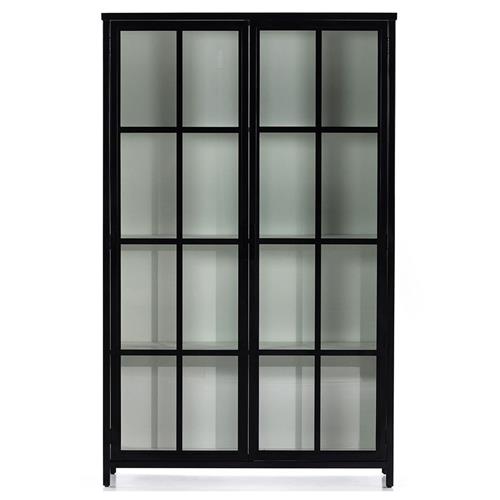 Elizabeth Modern Classic Black Iron Office Cabinet