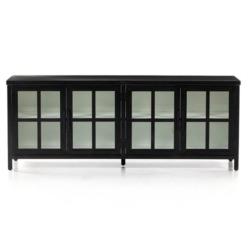 Elizabeth Modern Classic Black Iron Media Cabinet