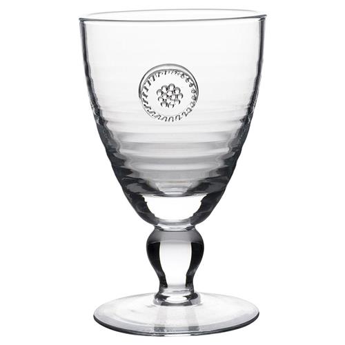 Juliska Berry &amp; Thread Clear Footed Goblet Glass