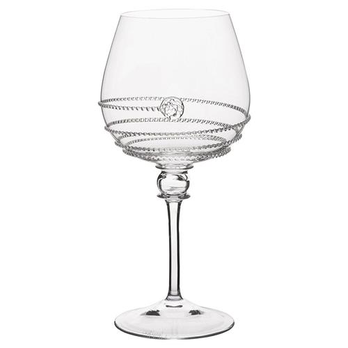 Juliska Amalia Light Body Modern Classic Clear Bohemian Red Wine Glass